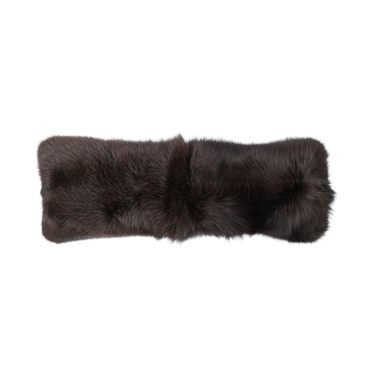 Premium Fox Cushion | Cashmere Backing | Norway | Brown | 72x24 cm
