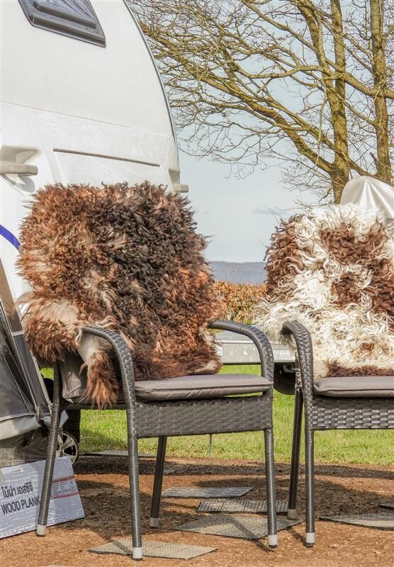 Austrian Sheepskin | Curly | Natural Colors | 90 cm Grey Beige