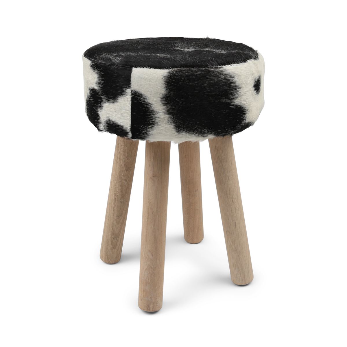 Theo Cowhide Stool | 48x34 cm