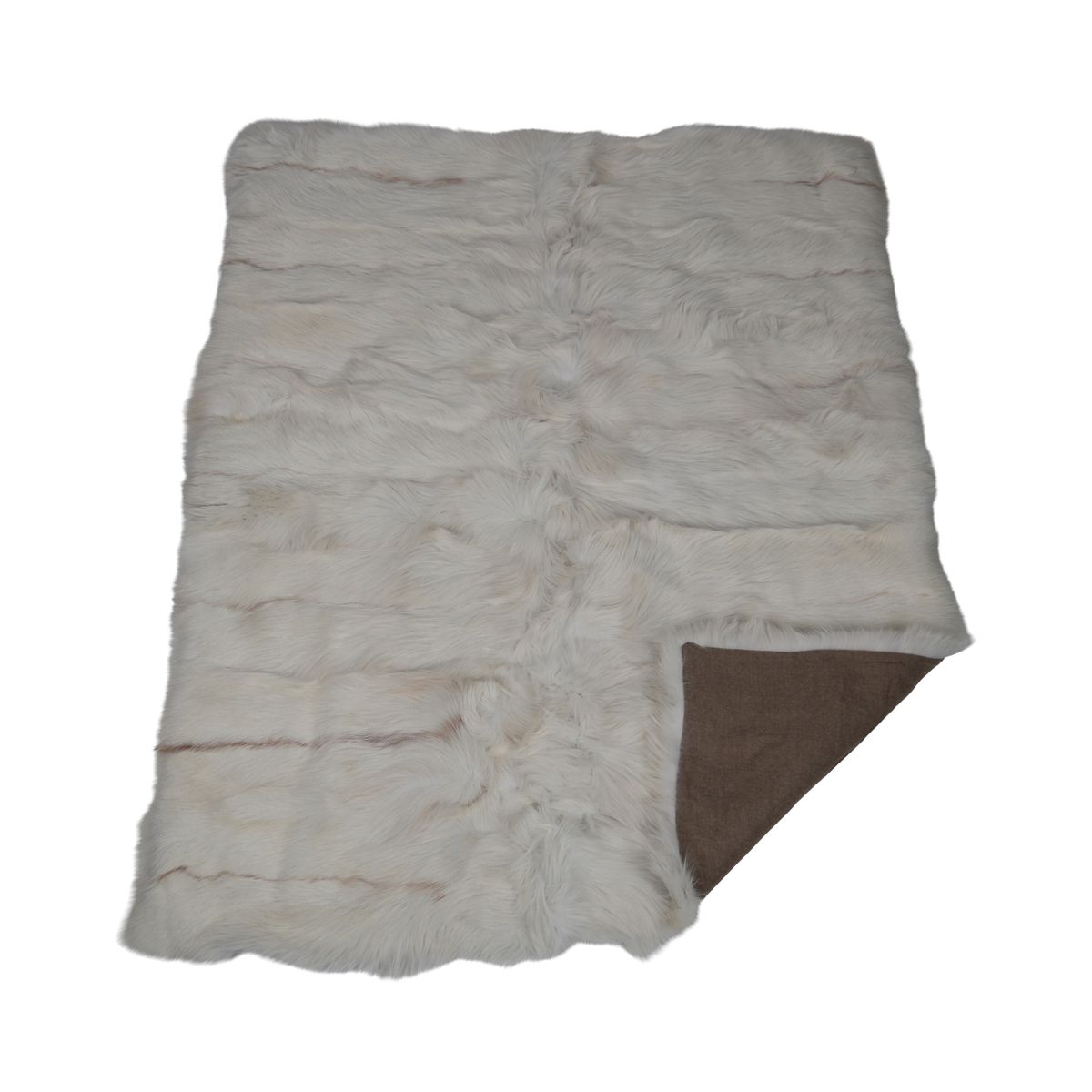 Premium Fox Throw | Cashmere Backing | Sun Glow (Light) | 150x220 cm