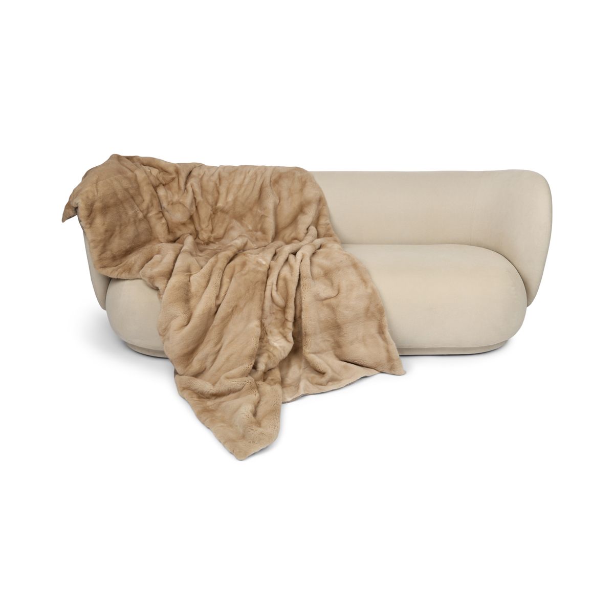 Mink Throw | Cashmere Blacking | Palomino | 120x220 cm