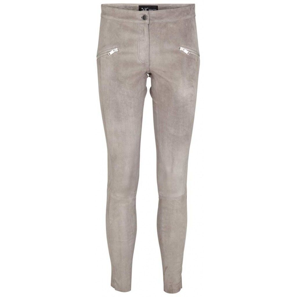 Jasmin Suede Leggings Light Grey