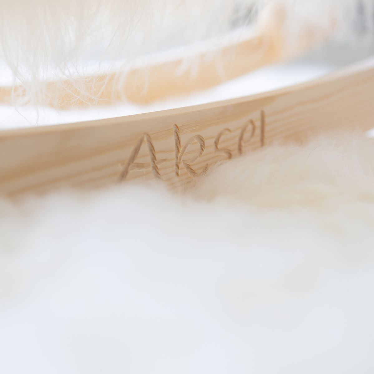 Rocking Sheep | Long Wool | L85xW25xH60 cm | Large Blacky