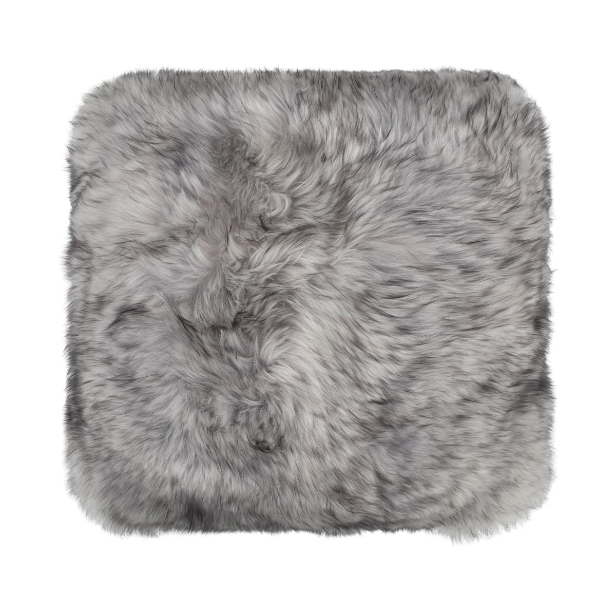 Toscana Sheepskin Cushion | Long Wool | Doublesided Light Grey