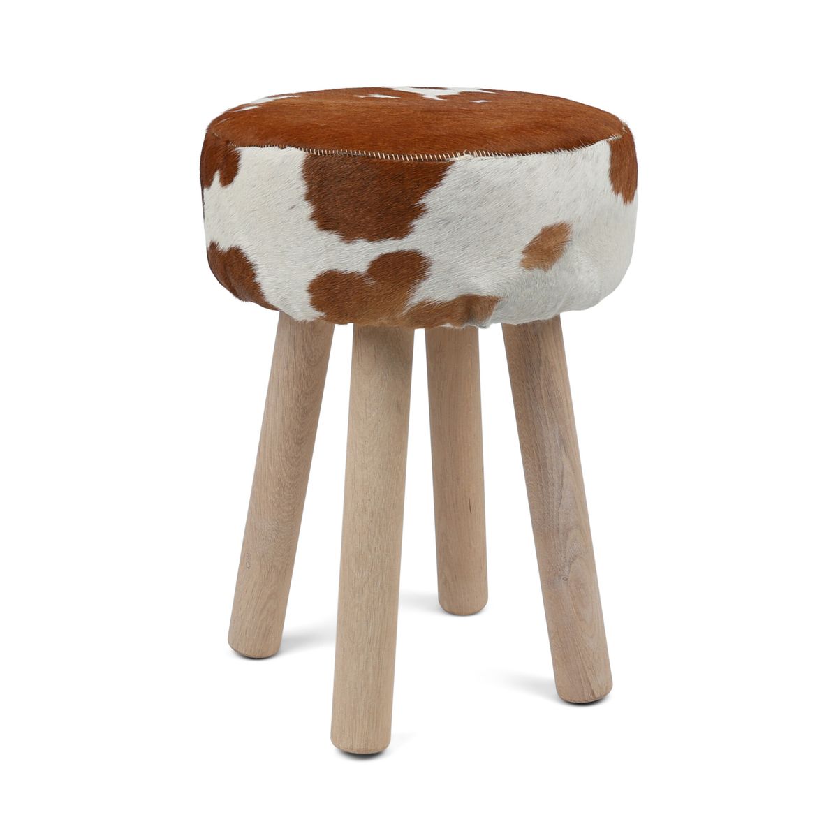 Theo Cowhide Stool | 48x34 cm