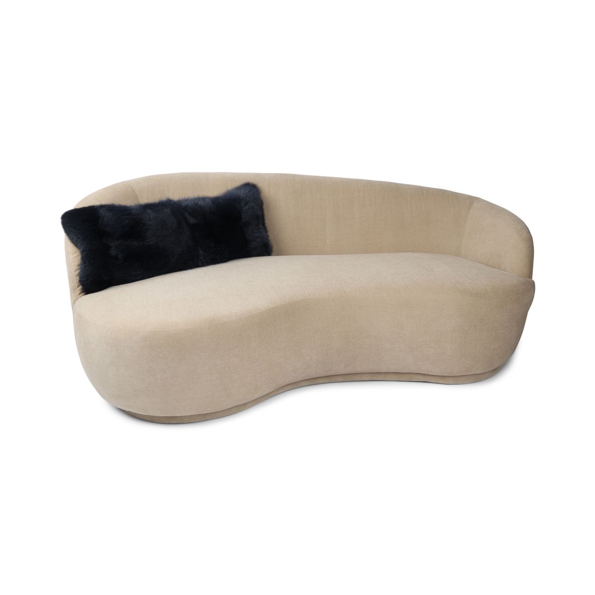 Premium Fox Cushion | Cashmere Backing | Norway | Blue | 76x25 cm