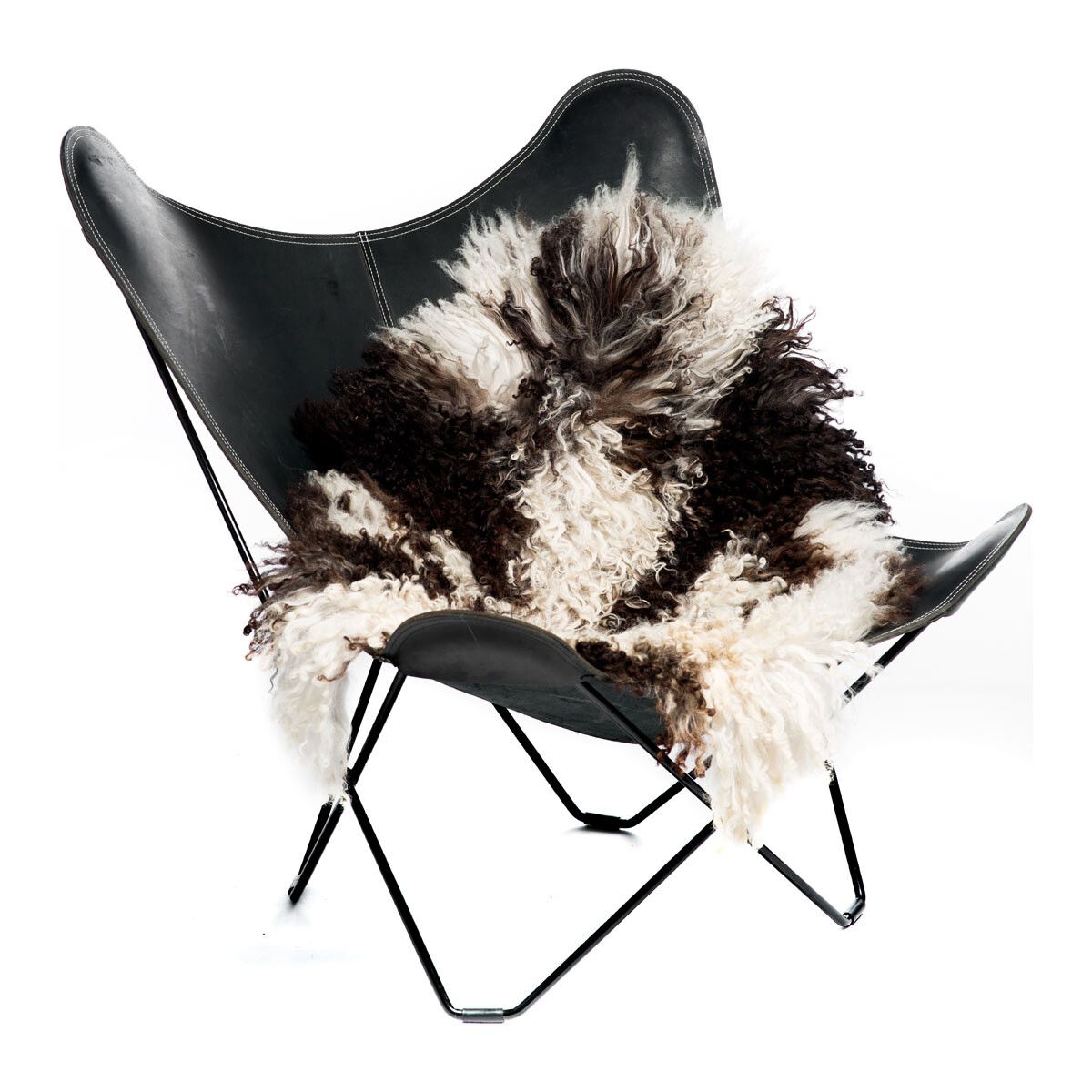 Austrian Curly Sheepskin | Natural Colors | 90 cm