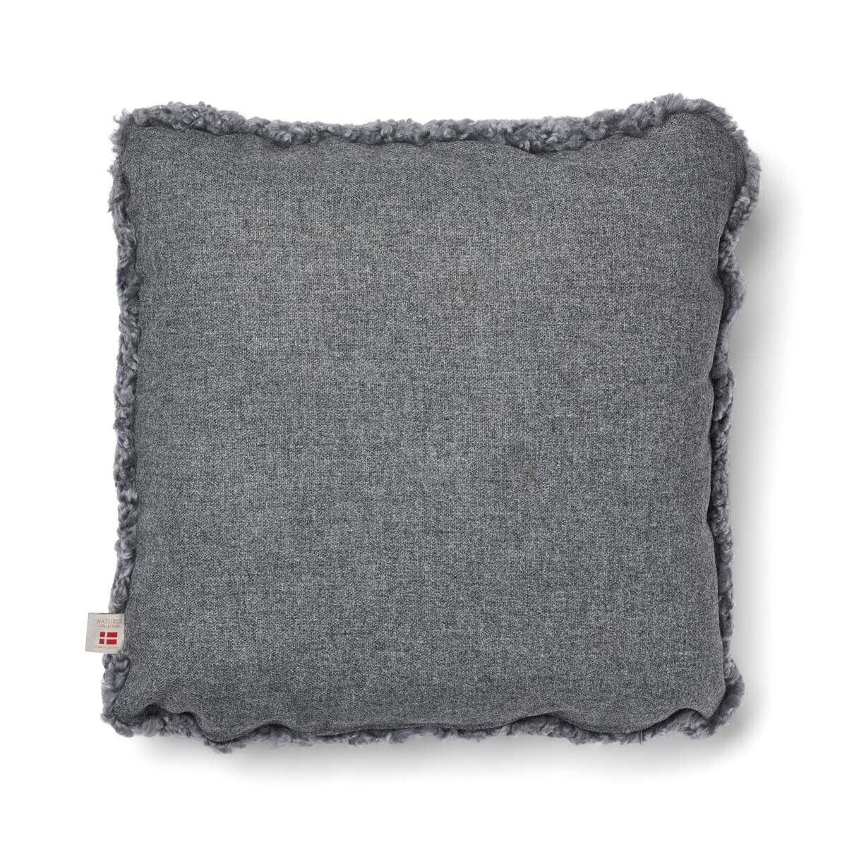 Short Wool Sheepskin Cushion | Two-sided |52x52 cm | 34x52 cm