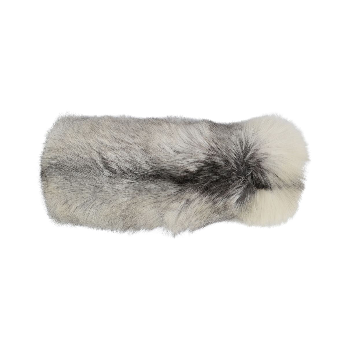 Premium Fox Cushion | Cashmere Backing | Norway | Platinum Fox | 30x80 cm