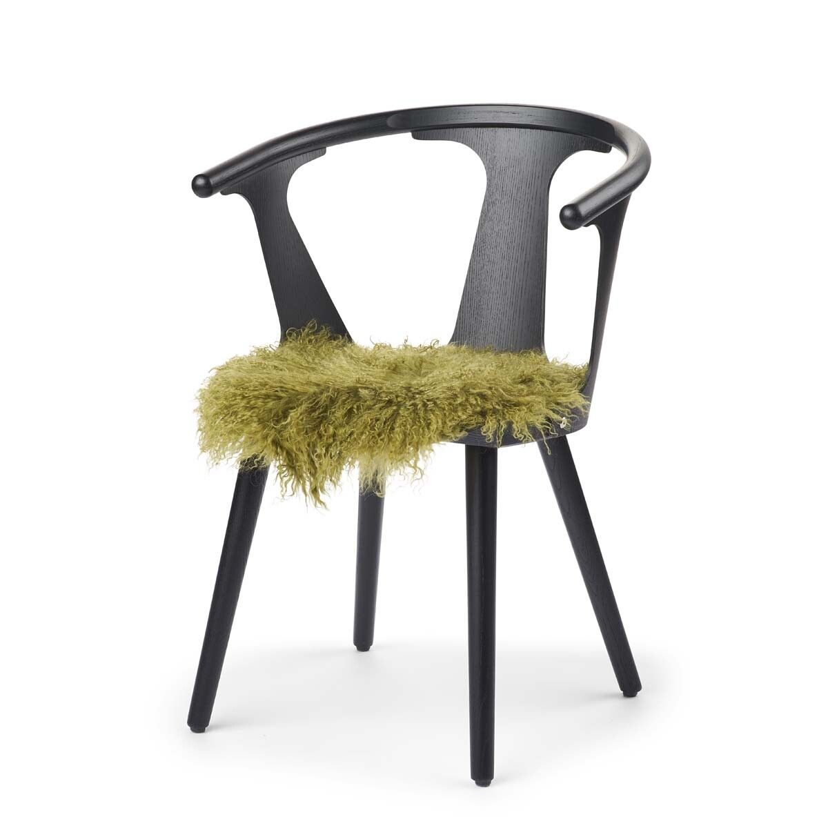 Tibetan Sheepskin Seat Cover | Ø38cm Treetop