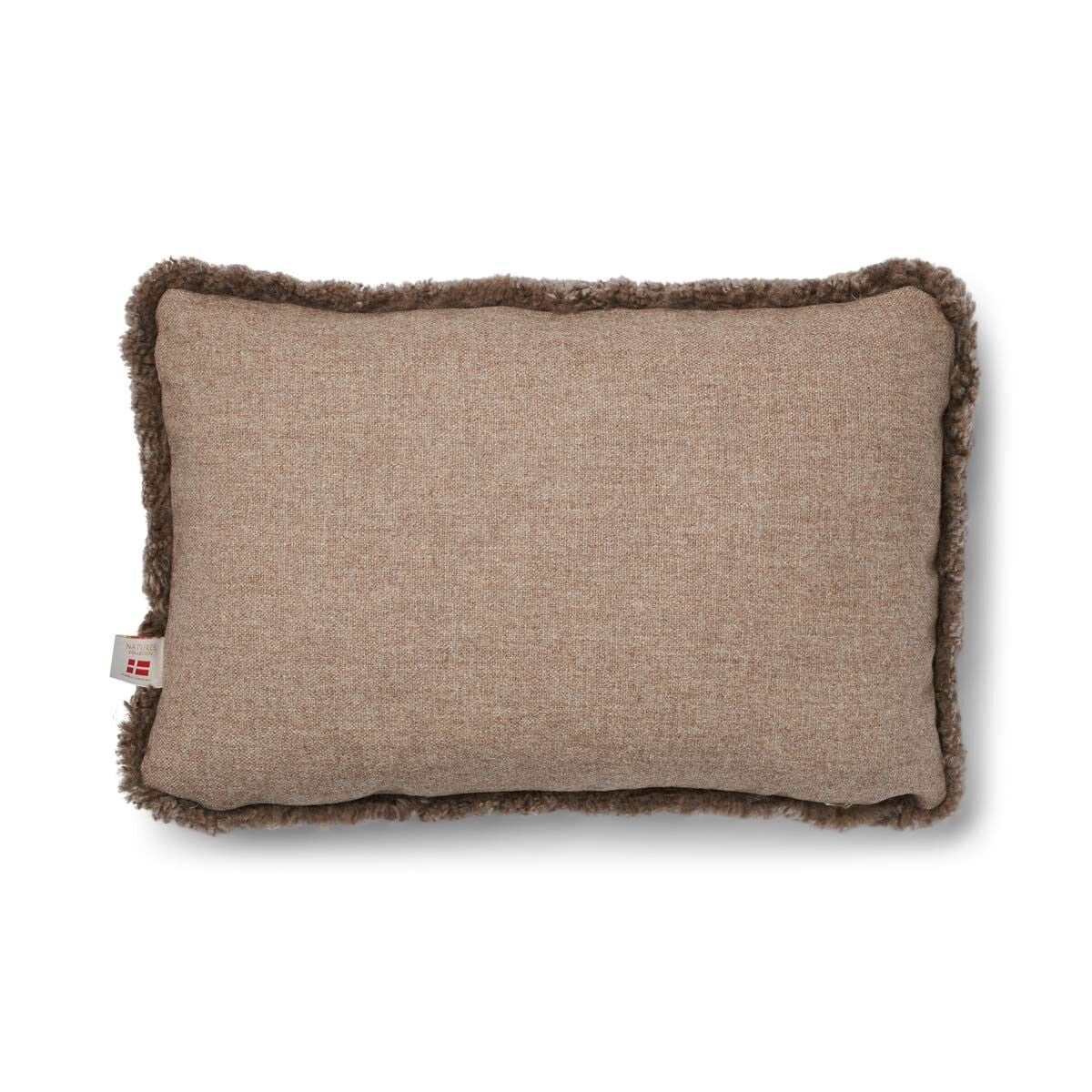 Short-Wool Sheepskin Cushion | 52x52 cm  | 34x52 cm  Beige/Taupe