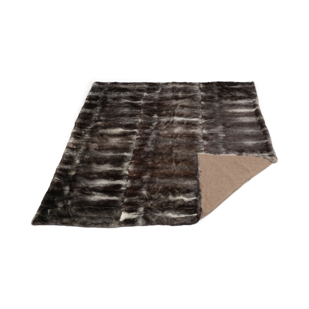Mink Throw | Cashmere Backing | Stardust | 150x160 cm