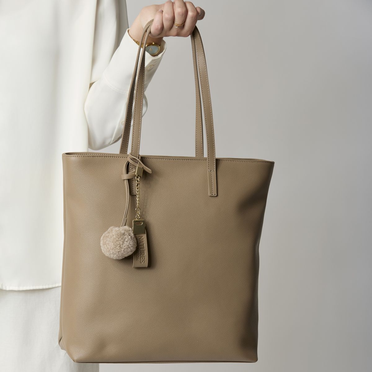 Juliana Shopper Bag  Beige