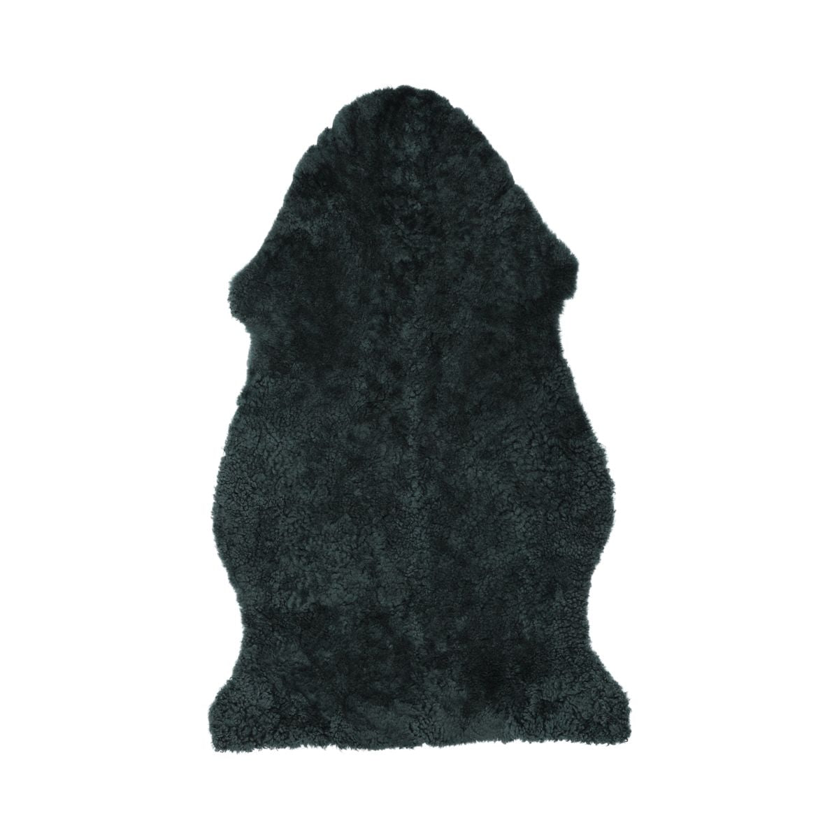 New Zealand Sheepskin | Short Curly Wool | Rug 90 cm Blue Grey