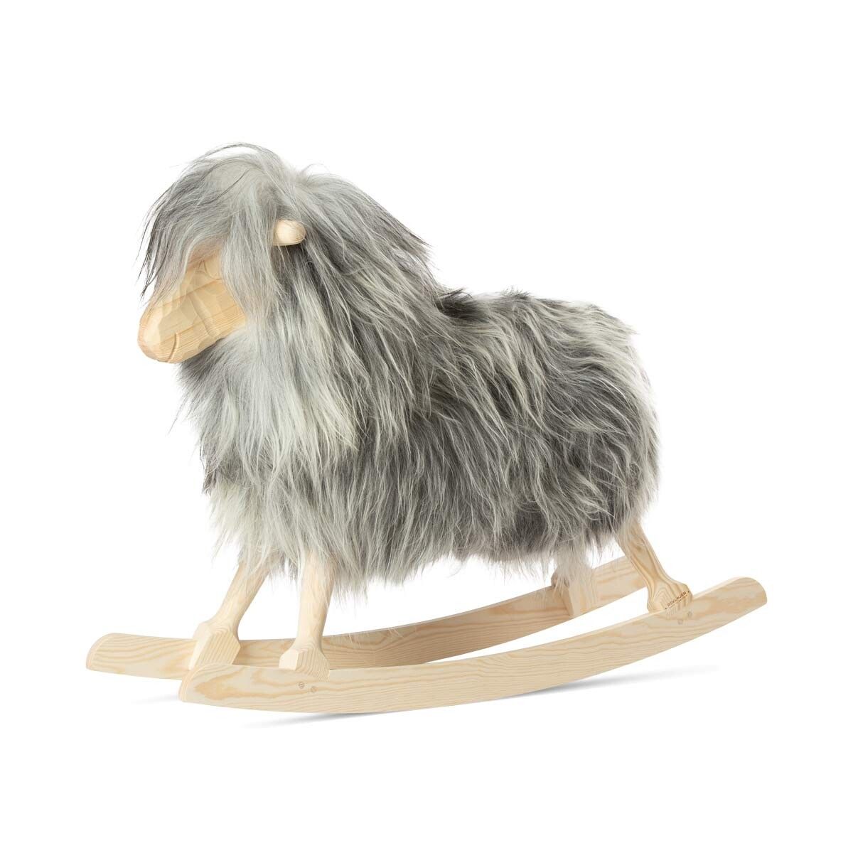 Rocking Sheep | Long Wool | L85xW25xH60 cm