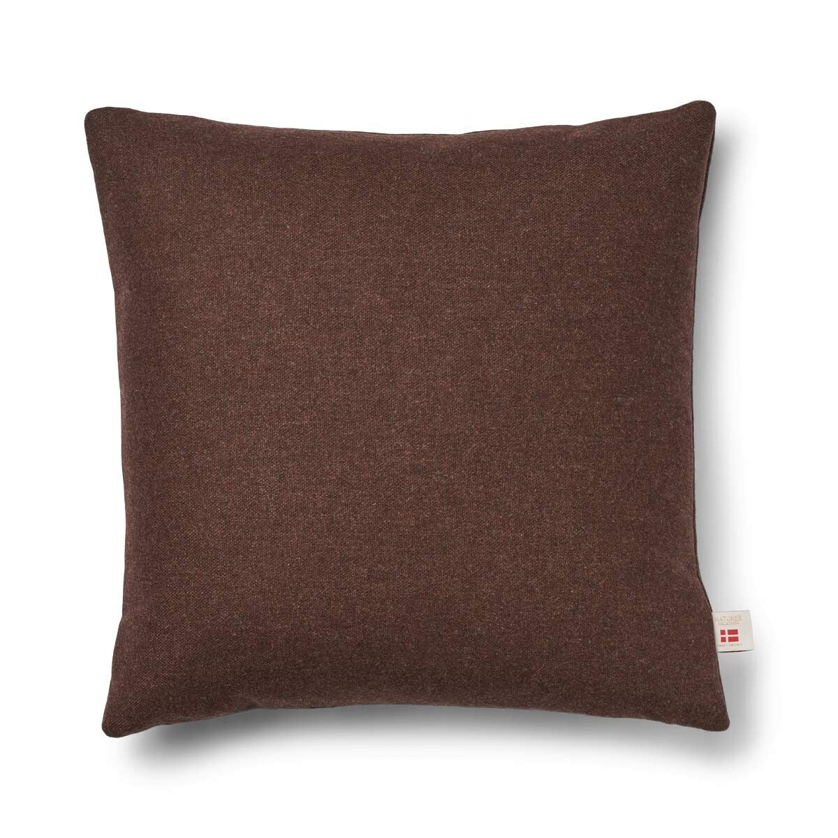 Doublesided Cushion | 100% Wool | 52x52 cm | 34x52 cm Brown
