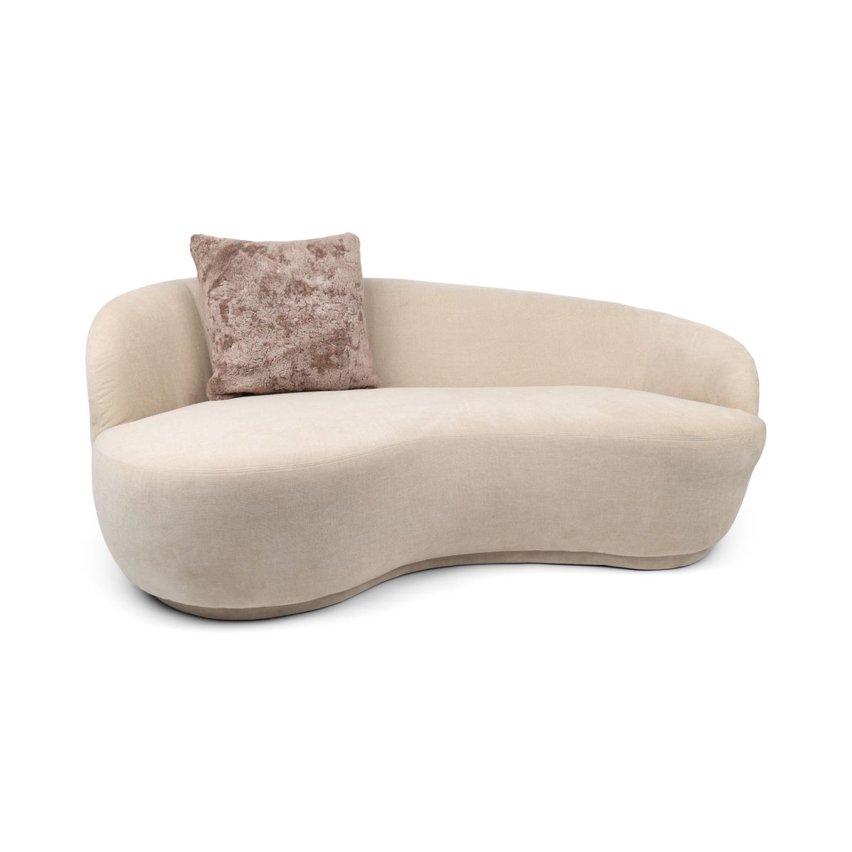 Premium Sheepskin Cushion | Short Wool | New Zealand | Doublesided Cloudy Brown