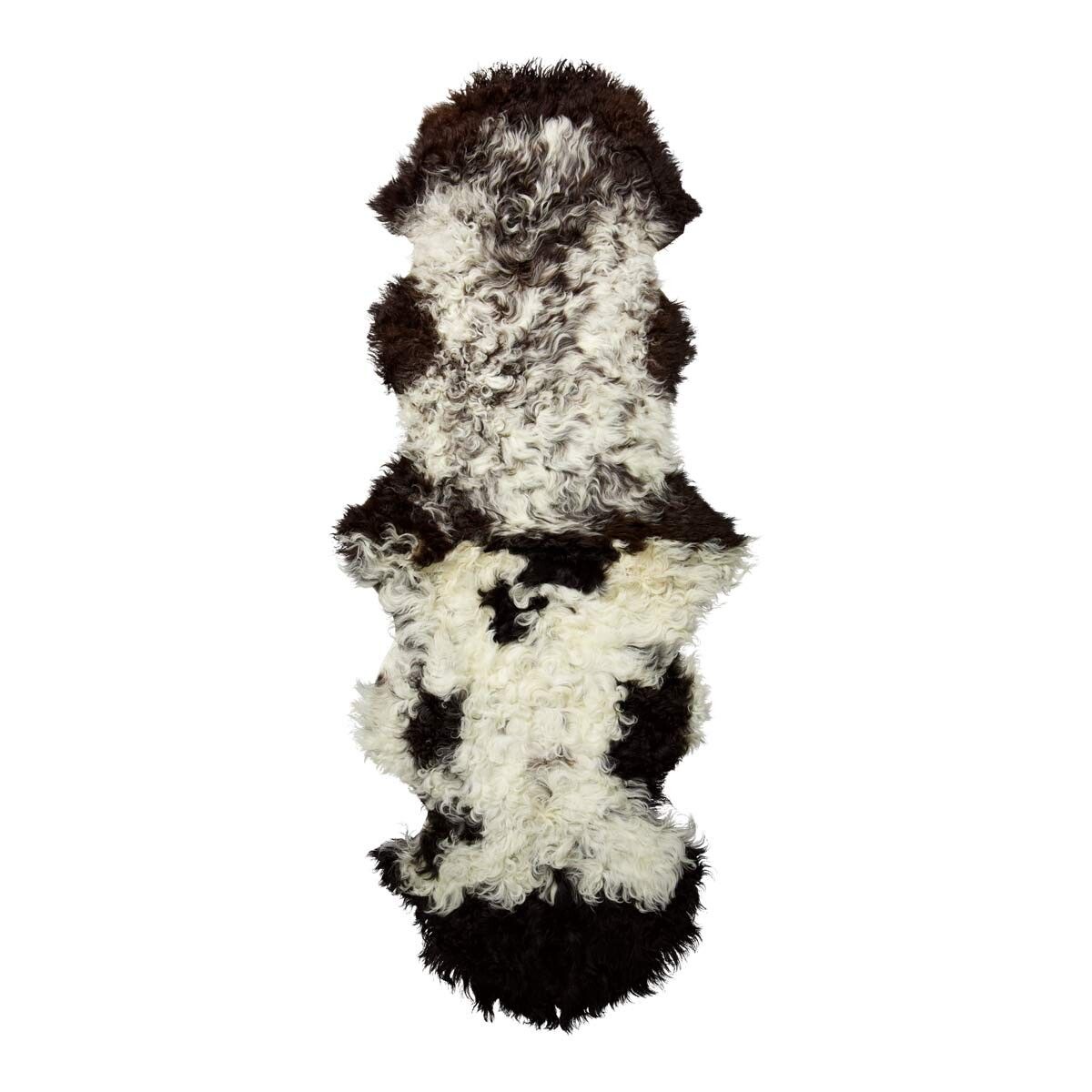 Tigrado Lambskin | Natural Colors | Rug 150x50 cm Black/White Spotted