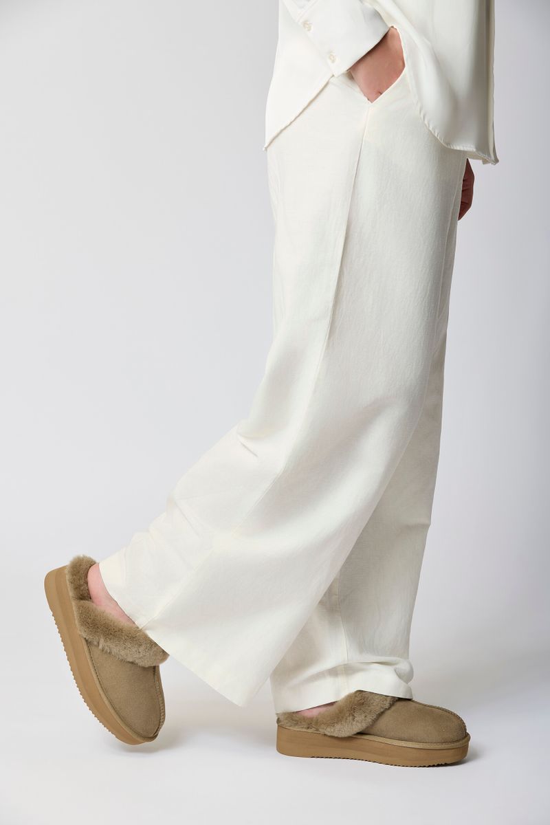 Plateau Slipper Taupe