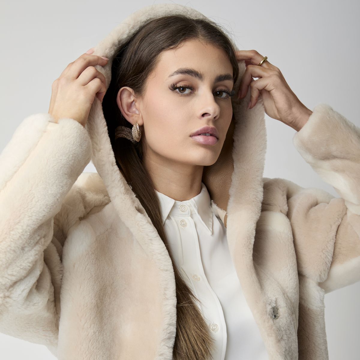 Leah Jacket Beige/Brown