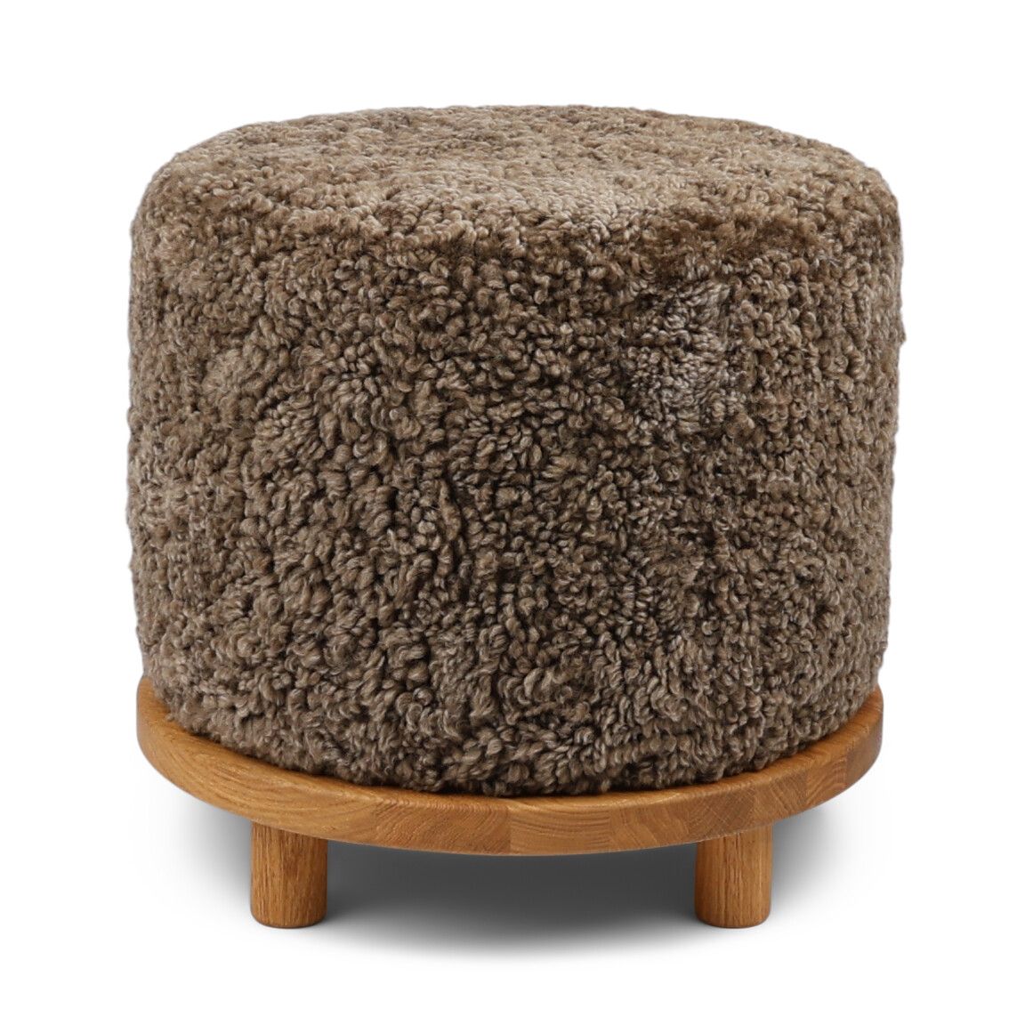 Simon Stool | Short Wool | D46xH42 cm