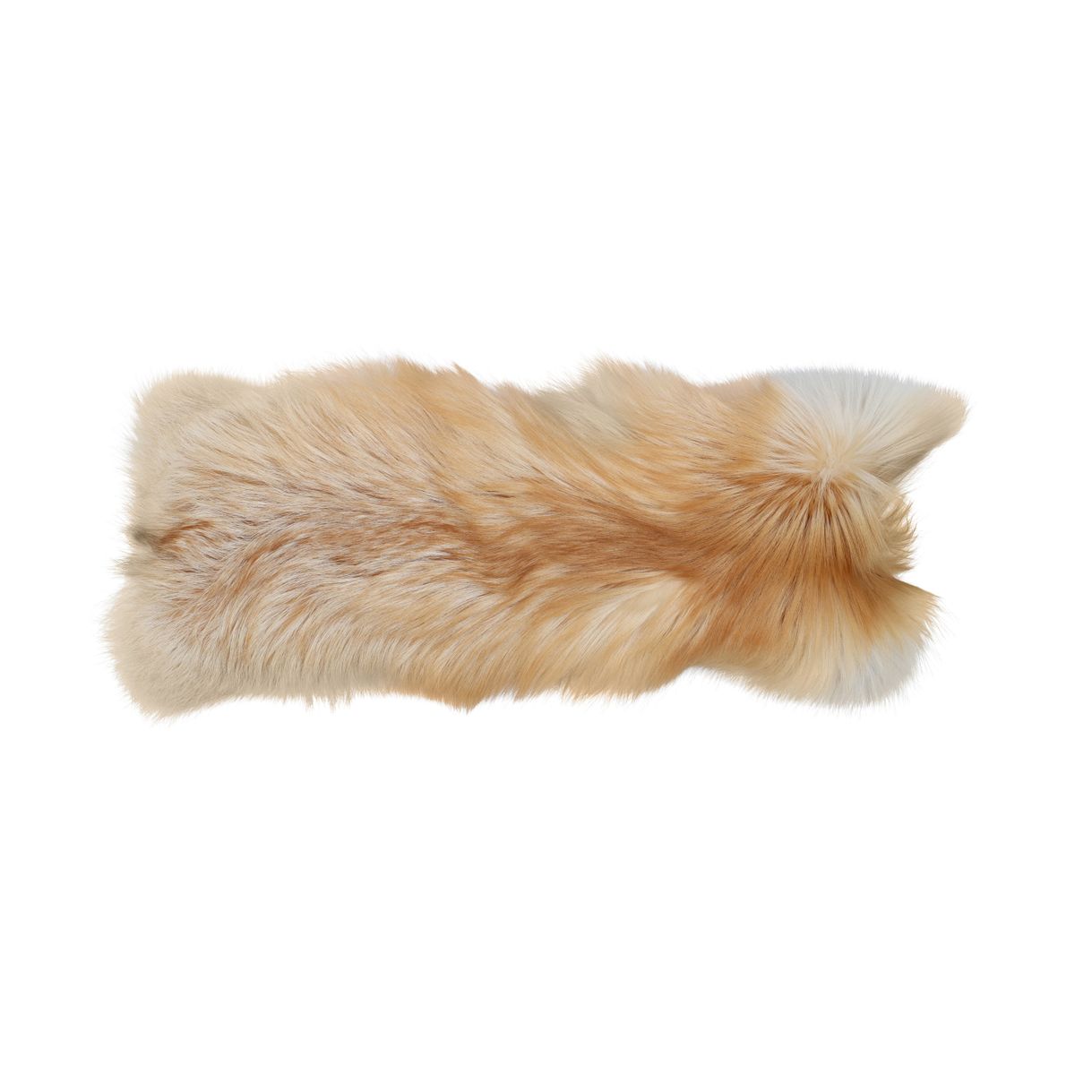 Premium Fox Cushion | Cashmere Backing | Norway | Light Gold | 30x70 cm