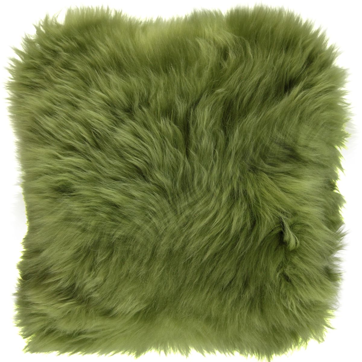 Long Wool Sheepskin Cushion | 35x35 cm Treetop