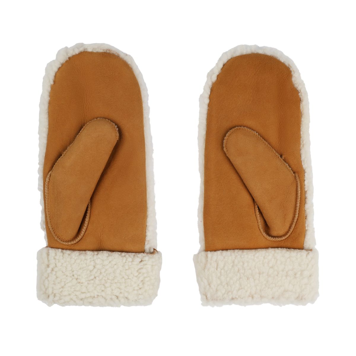 Iris Mittens Tan/Ivory