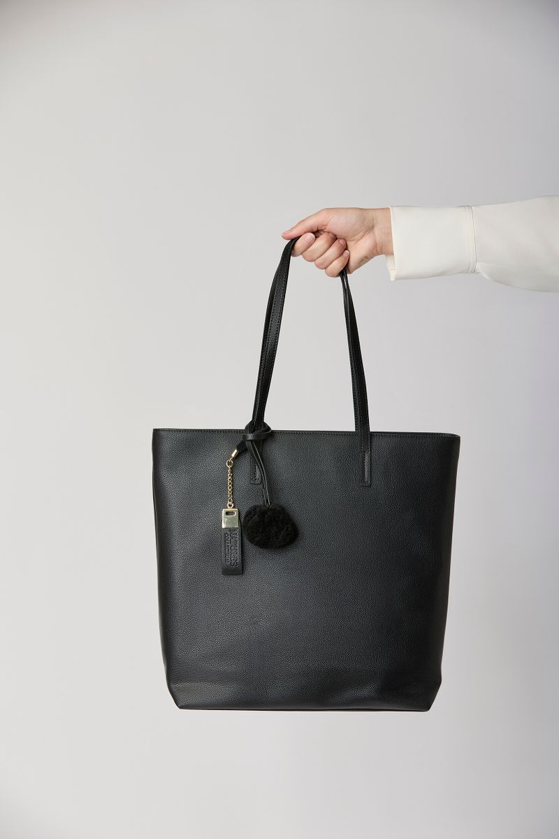 Juliana Shopper Bag Black