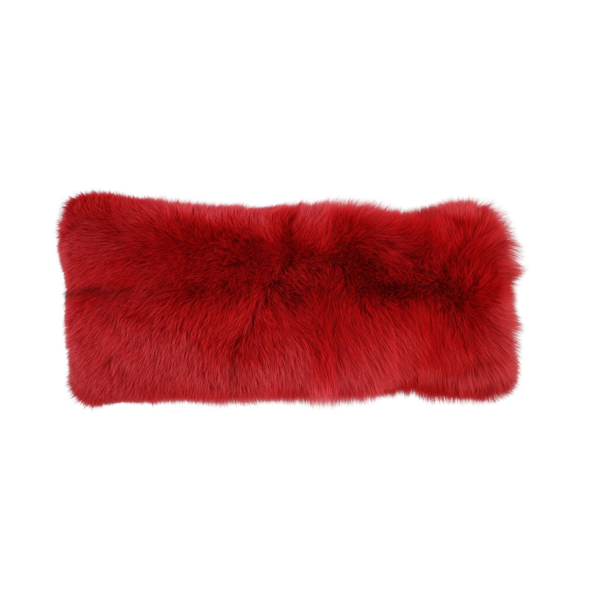 Premium Fox Cushion | Cashmere Backing | Norway | Red | 25x55 cm