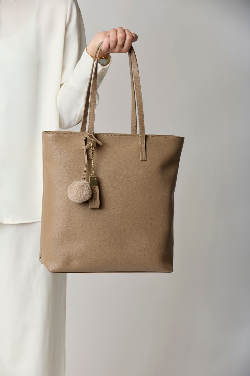 Juliana Shopper Bag Beige