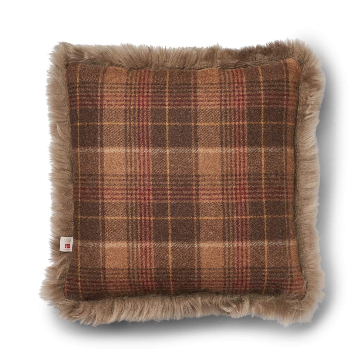 Two-sided Cushion | Long Wool | 52x52 cm