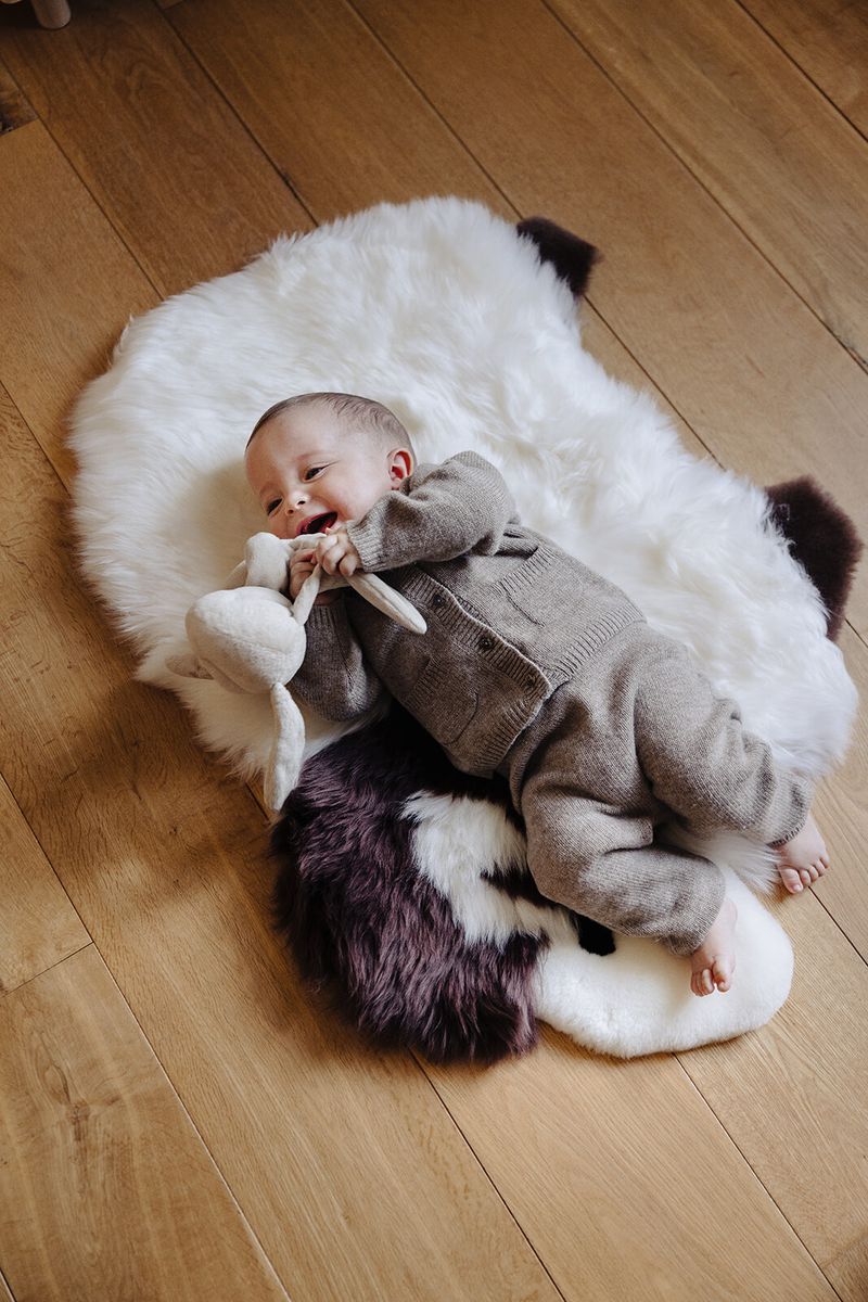 Cute Sheep Rug | New Zealand | 35x48 cm Ivory