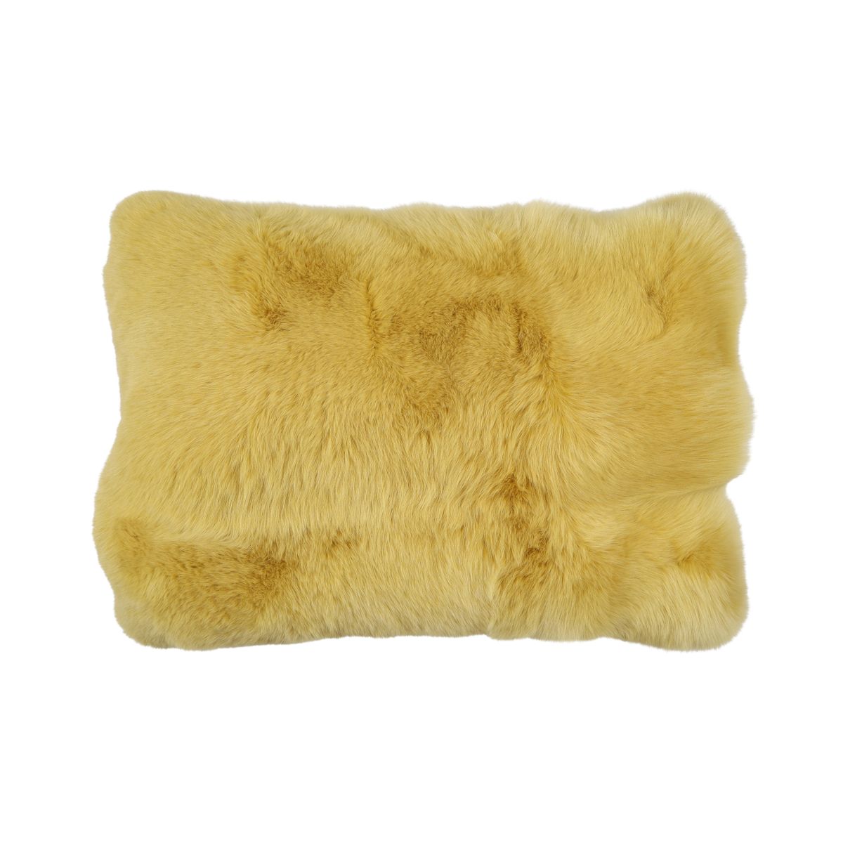 Premium Fox Cushion | Cashmere Backing | Norway | Yellow | 80x60 cm