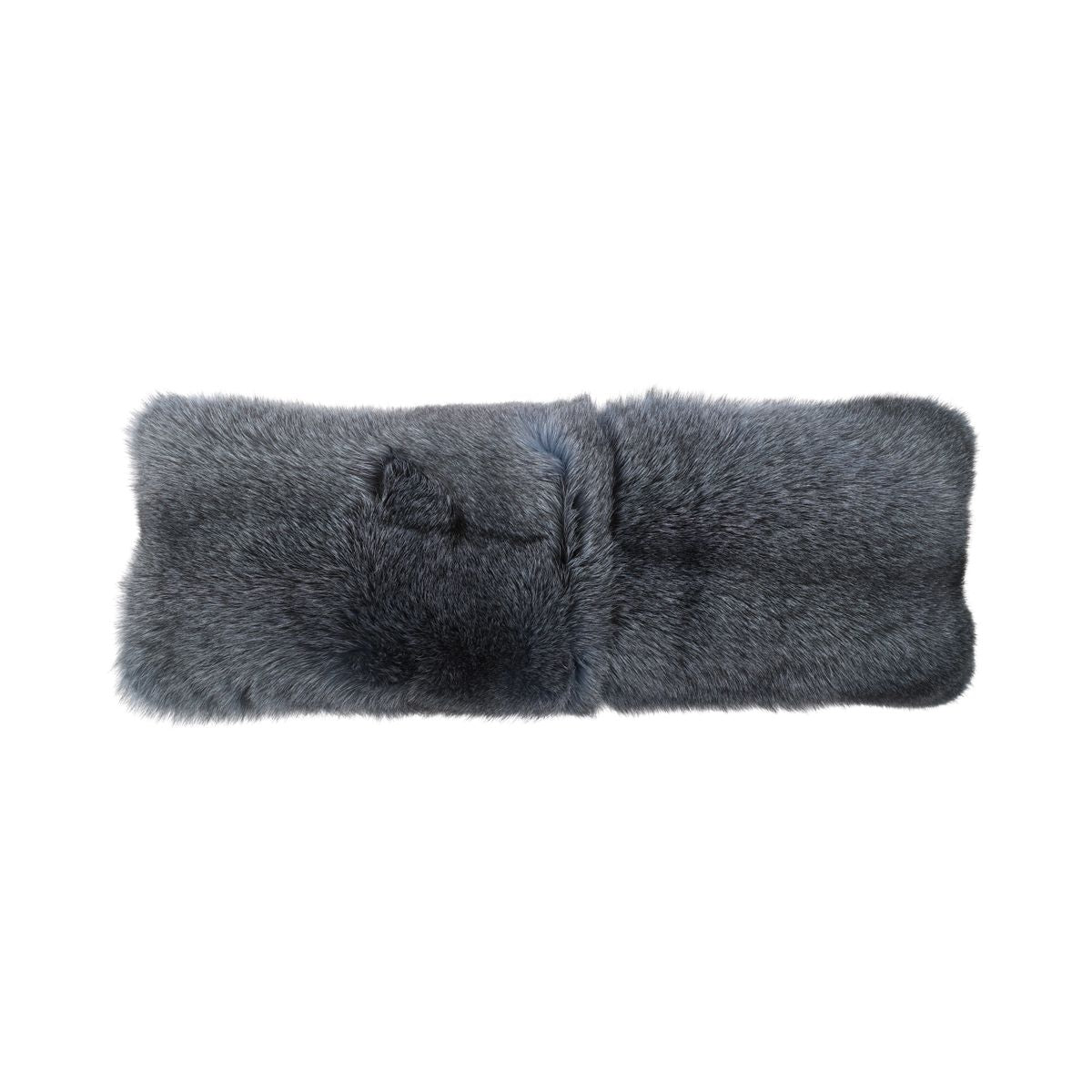 Premium Fox Cushion | Cashmere Backing | Norway | Blue | 76x25 cm