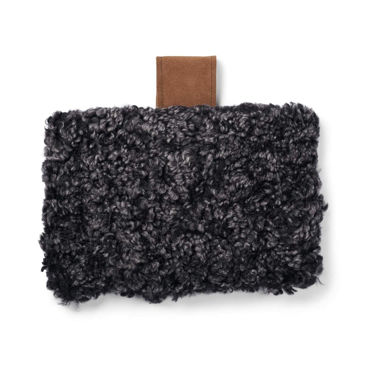 Head Rest | Short wool Anthracite