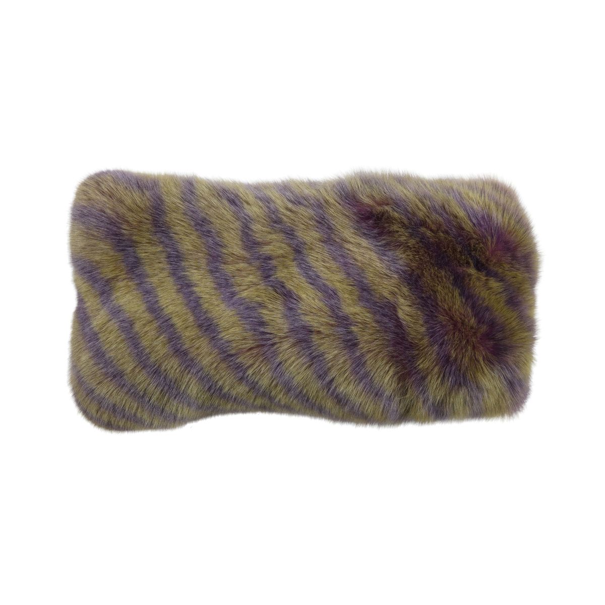 Premium Fox Cushion | Cashmere Backing | Norway | Purple/Mint | 62x32 cm