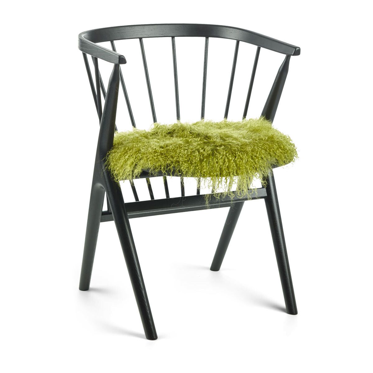 Tibetan Sheepskin Seat Cover | Ø38cm Treetop