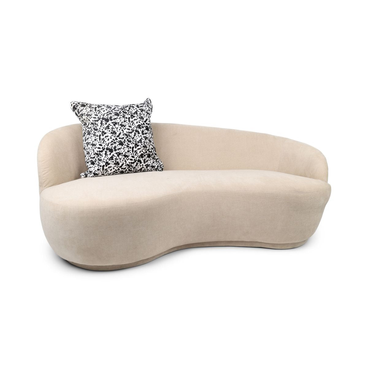 Premium Cowhide Cushion | Doublesided White/Black Cow Print