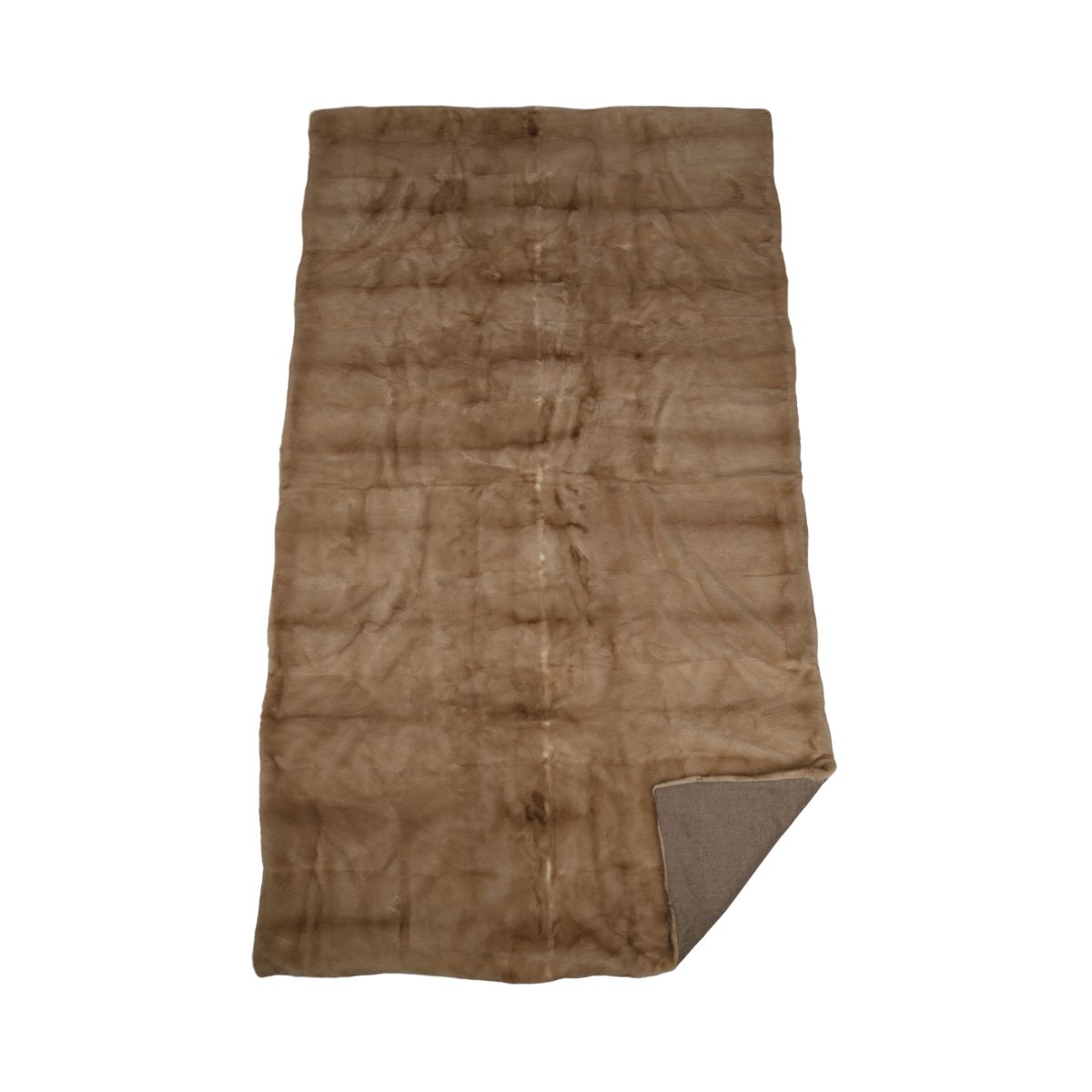Mink Throw | Cashmere Backing | Palomino | 130x210 cm