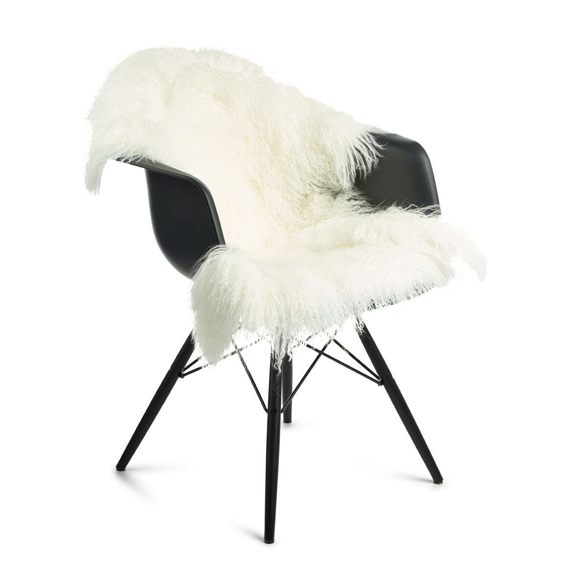 Curly Sheepskin | Mongolian | 135x50 cm Ivory