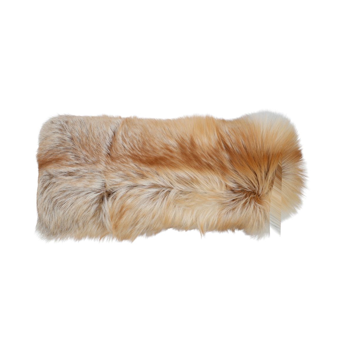 Premium Fox Cushion | Cashmere Backing | Norway | Light Gold | 30x70 cm Light Gold