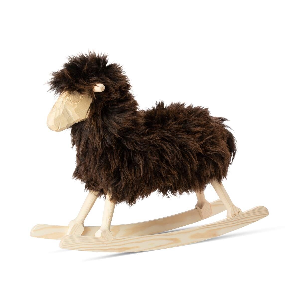 Rocking Sheep | Short Wool | L85xW25xH60 cm | Large