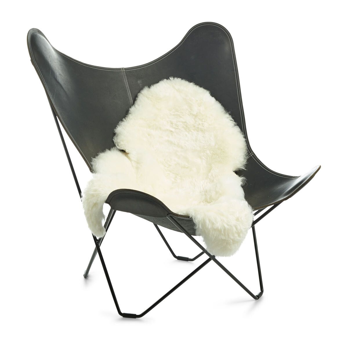 Icelandic Sheepskin | Short Wool | 100-120 cm Off White