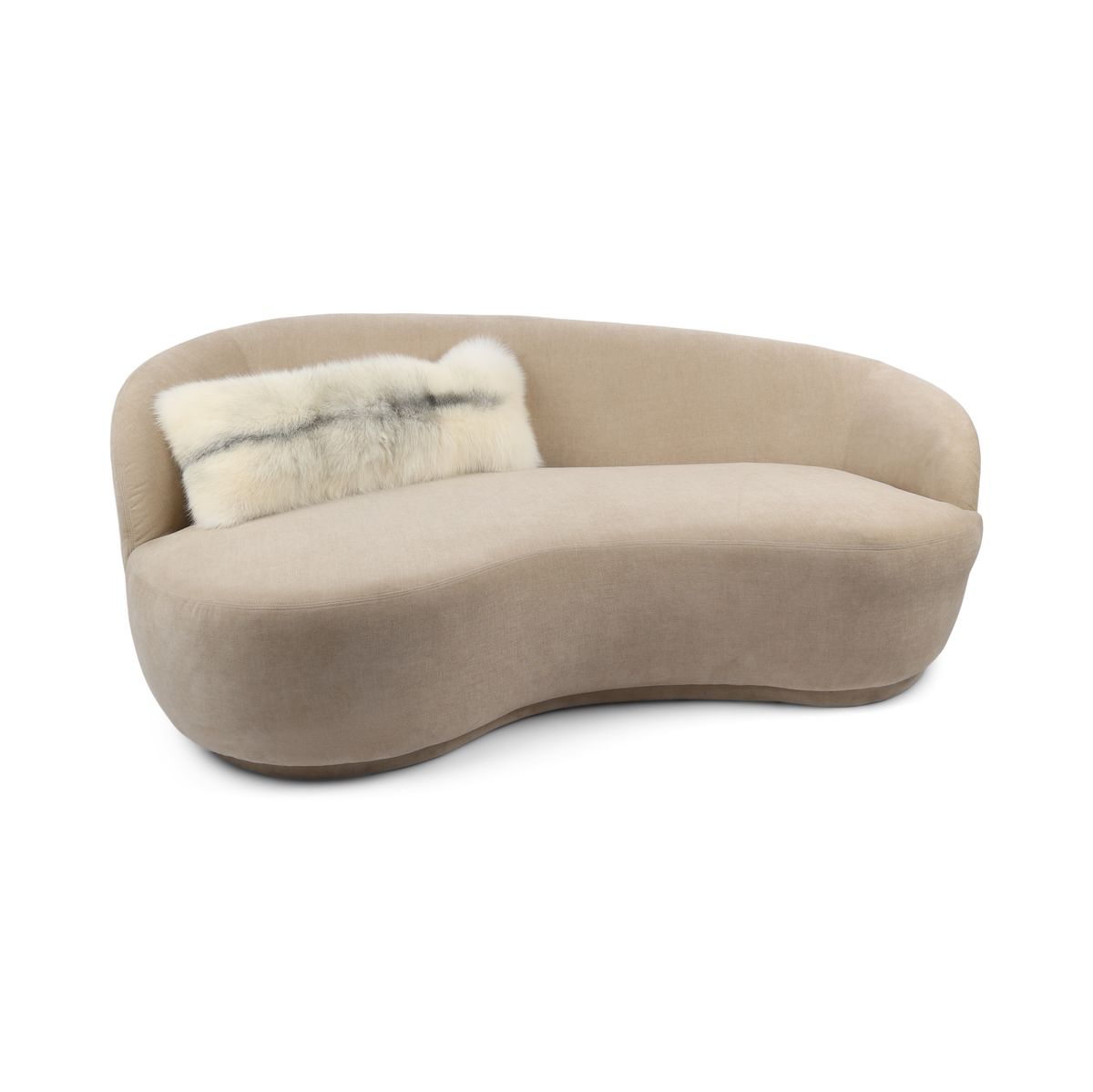 Premium Fox Cushion | Cashmere Backing | Norway | Apricot Frost Fox | 30x80 cm