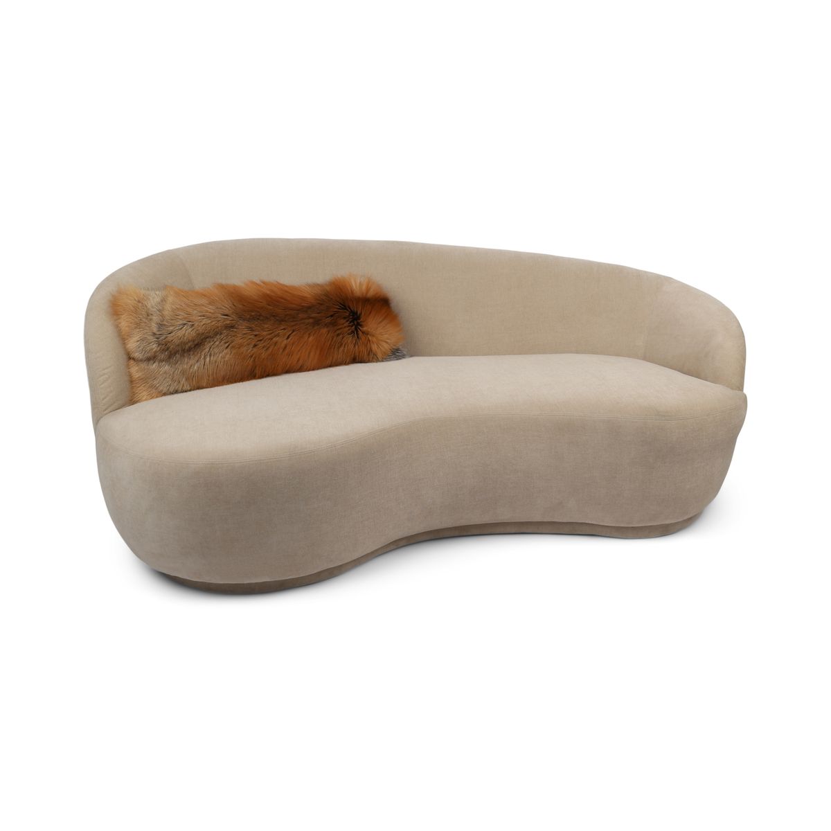 Premium Fox Cushion | Cashmere Backing | Norway | Gold Cross | 30x70 cm