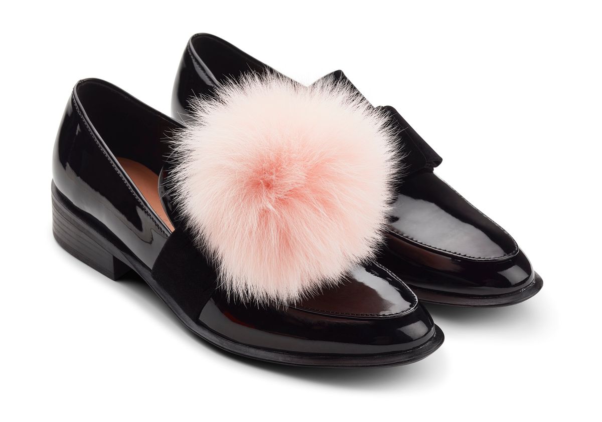 Shoes Pom Pom Clip Pink