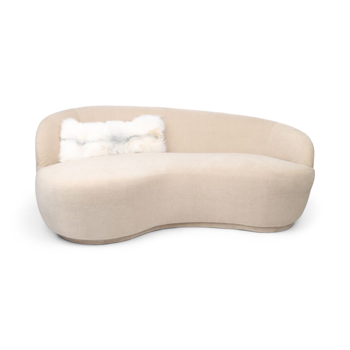 Premium Fox Cushion | Cashmere Backing | Norway | Arctic Marble Fox | 30x75 cm