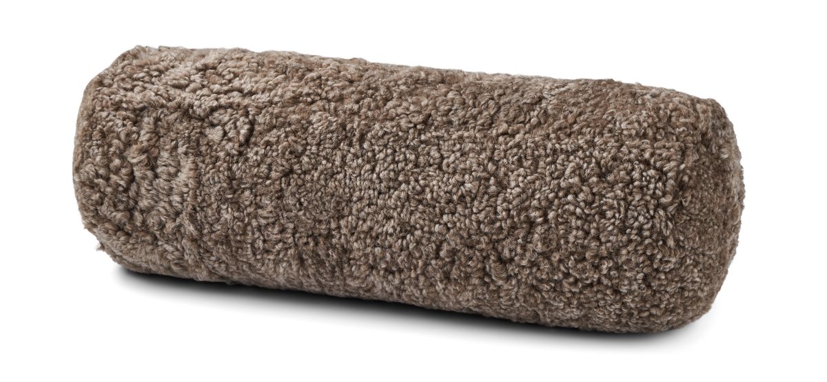 Bolster Cushion | 20x52cm | New Zealand Sheepskin | SW Taupe