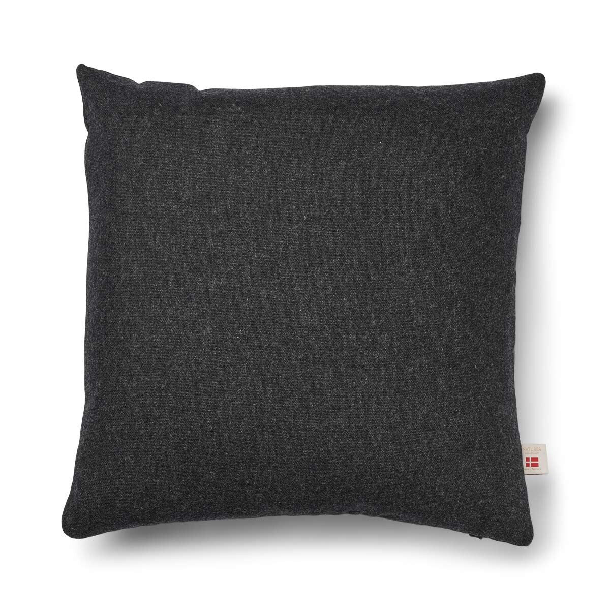 Doublesided Cushion | 100% Wool | 52x52 cm | 34x52 cm Charcoal